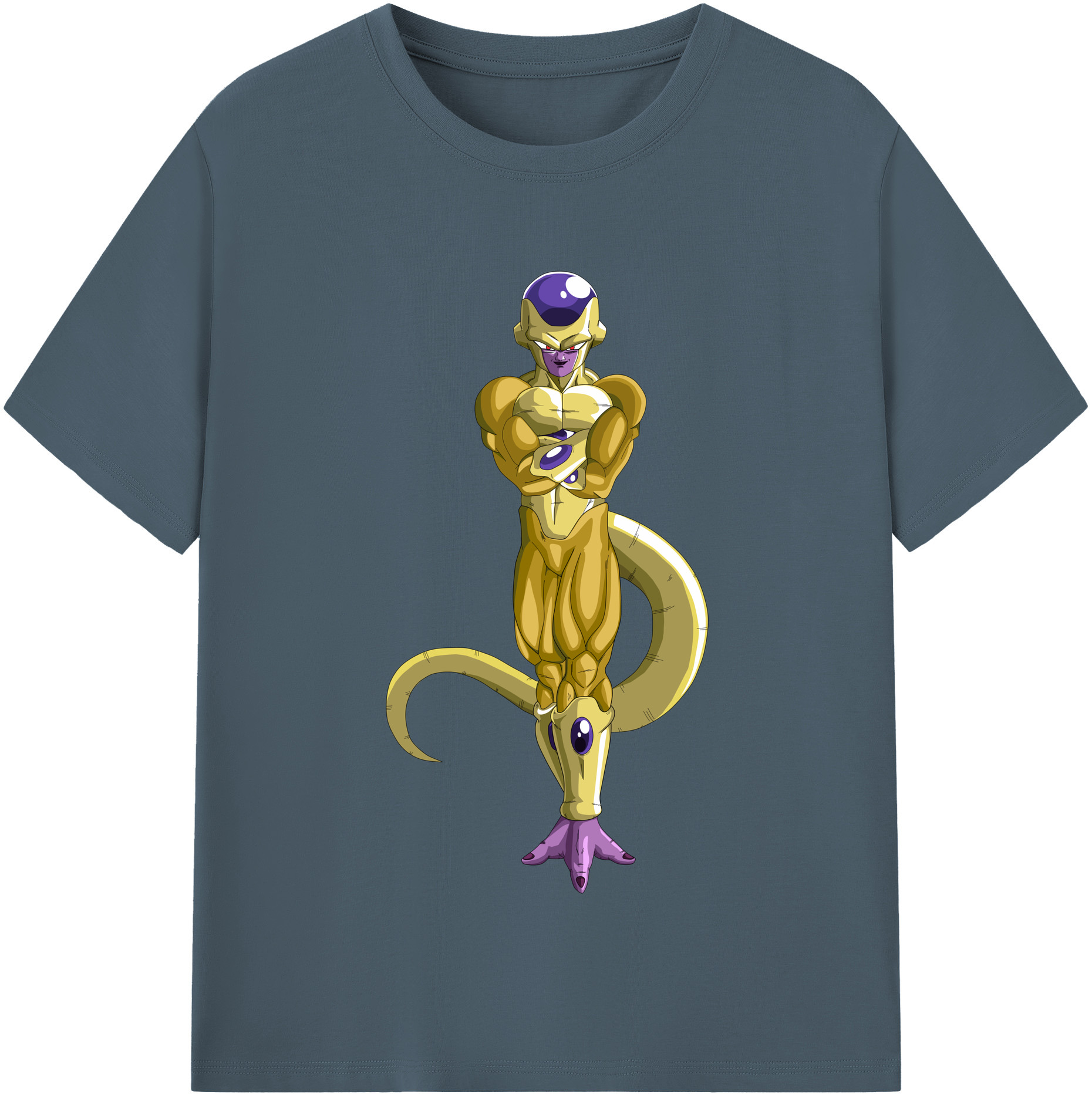 （画像用） ドラゴンボール フリーザ DRAGON BALL Frieza 綿100％半袖Tシャツ（フロントプリント）